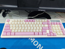 蝰蛇KM800机械手感游戏电竞键盘鼠标套装有线USB发光台式电脑笔记本家用办公LOL防水客制化 游戏键盘鼠标套装【奶咖色】 实拍图