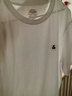 杰克·琼斯（JACK&JONES）25年男装T恤男夏季T恤舒适男士短袖凉感多色上衣纯色水洗不易走形 A06白色 2XL 实拍图