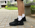 七匹狼男鞋休闲鞋男夏季网面鞋透气薄款休闲运动鞋飞织跑步鞋旅游鞋子男 黑色9453（夏季款） 40 =运动鞋41码 实拍图