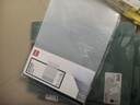 得力(deli)5只横款A4透明拉杆夹抽杆夹文件夹 学生考试产检收纳 加宽加厚9mm 透明蓝色63101 实拍图