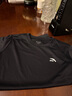 安踏儿童T恤男女童装2025年夏季新款速干透气舒适凉感纯色短袖t 基础黑-2 130 实拍图