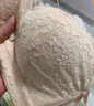 都市丽人内衣女无钢圈小花心文胸聚拢中薄款透气波斯菊性感蕾丝胸罩2B9506 实拍图