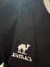 骆驼（CAMEL）夏日纯棉T神男女宽松圆领短袖上衣T恤 C36BAXLN090 幻影黑/白 XXL 实拍图