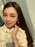 伊黛儿合成猫眼石如意锁耳扣耳环女2025年新款耳饰设计时尚饰品生日礼物 合成猫眼石如意锁耳环E2136 实拍图
