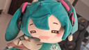 灵动创想Miku初音未来团团抱枕毛绒娃娃玩具靠枕玩偶fufu生日礼物 实拍图