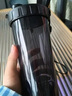 特百惠（Tupperware）茶韵500ML塑料杯男女士学生夏季运动水杯子户外便携大容量 酷炫黑 实拍图
