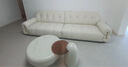 冬熊棉花糖真皮沙发法式奶油风客厅小户型轻奢白色钢琴键云朵沙发 【大四人位3.1米】 进口纳帕头层牛皮【旗舰版】凝胶记忆棉+6CM紫罗兰 实拍图