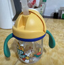 babycare儿童水杯婴儿学饮杯6个月以上宝宝水杯防摔水壶防呛 吸管杯洛克黄 实拍图