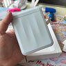 精臣D110蓝牙便携式智能标签打印机小型打价格标签机不干胶家用便签文件夹手账姓名贴幼儿园名字贴开学 D110云水蓝（送1卷白色标签） 实拍图