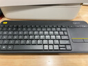 罗技（Logitech）K400Plus无线键盘触控 安卓智能电视电脑笔记本办公键盘 触摸面板无线触控键盘电池紧凑型即插即用 黑色 实拍图