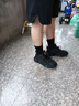 森马男鞋2025夏季新款休闲百搭老爹鞋男士跑步运动鞋子青少年轻便软底 黑金单鞋 41 实拍图