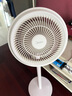 美的（Midea）【清新简约】家用定时空气循环扇摇头立式电风扇轻音节能落地扇宿舍桌面小型风扇空调伴侣FGA24TYR 实拍图