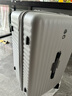爱可乐（Echolac）超大容量拉杆箱方形旅行箱TSA密码锁箱行李箱PC183K浅灰色26吋 实拍图