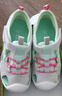 江博士夏季男女童舒适潮流宝宝学步鞋透气幼儿童鞋 休闲儿童凉鞋 米/绿 29 码 脚长约17.9-18.4 实拍图