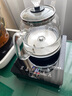 FUNORK全自动上水电热烧水壶玻璃烧水器茶台专用一体茶桌茶几保温泡茶具抽水电茶炉 底部上水 - 黑色 1L 实拍图