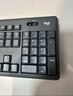 罗技（Logitech）MK275 键鼠套装 无线键鼠套装 办公键鼠套装 全尺寸 商务键鼠套装 带无线2.4G接收器 黑蓝色 实拍图