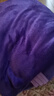 毛毯牛奶绒空调毯床单绒毯冬季加厚法兰绒沙发毯办公室午睡盖毯子 紫色-牛奶绒 180x200cm【加大单人毯】 实拍图