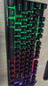 银雕(YINDIAO) K500键盘彩包升级版 机械手感 游戏背光电竞办公 USB外接键盘 全尺寸 黑色混光有线键盘 实拍图