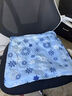SHIFTEND冰垫坐垫办公室学生教室夏天冰凉坐垫免注水降温夏季冰袋汽车水垫 天蓝冰熊-30*40cm一个装 实拍图