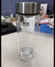 希诺玻璃杯单层加厚大容量家用办公泡茶杯子男车载水杯XN-6017L 530mL 实拍图