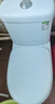 松鲸 卫浴家用马桶坐便器大冲力超漩虹吸式静音连体座便器小户型马桶 直冲型【大冲力】+轻音盖板 实拍图
