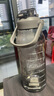 希乐（cille）塑料水杯男女儿童学生上学大容量运动健身休闲水杯 灰色 2000ml 1个 实拍图