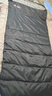 北山狼  户外睡袋成人冬季保暖加大加宽信封式棉睡袋露营单人加厚通用款 1.5kg灰色【12°C-17℃】 实拍图