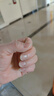 舒羞（SO SHY）水性指甲油免烤冰萃白桃12ml裸色指甲油不可撕拉快干美甲HY001 实拍图
