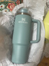 STANLEY巨无霸吸管杯水杯保温杯大容量办公车载不锈钢杯子887ML-海蓝 实拍图