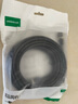 绿联六类屏蔽网线 CAT6类千兆网络连接线 工程家用电脑宽带8芯双绞抗干扰成品跳线 黑10米55176 实拍图