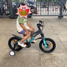 凤凰儿童自行车儿童山地学生车小孩单车带辅助轮3-6-10-12岁小中大童 天青蓝丨单速辐条轮+升级减震款 14寸（适合身高95-105cm） 实拍图