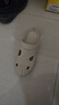 特步（XTEP）运动拖鞋男士洞洞鞋男夏季凉拖鞋外穿厚底凉鞋男 A043  米 42-43 实拍图