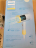 飞利浦（PHILIPS）电吹风机 3系炫色筒 锌离子防晒护色 5000万负离子 烫染修复  奶油黄 七夕情人节礼物送女友 实拍图