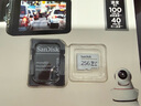 闪迪（SanDisk）256GB TF（MicroSD）4K内存卡 行车记录仪 监控摄像头专用 20,000小时录制 重复读写高耐用存储卡 实拍图