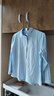 【多巴胺】甜美薄款衬衫2025年新款外套休闲上衣百搭显瘦长袖衬衣 浅蓝色 S 建议80-100斤穿 实拍图