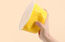美丽雅一次性碗食品级圆形带盖饭盒餐盒1000ml*30套打包外卖野餐可微波 实拍图