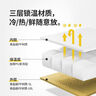 牧高笛（MOBIGARDEN）寒霜10L保温箱 户外露营大容量储物收纳保鲜箱 NX24684004 月影白 实拍图