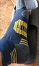 肌动（MUSCLESWING） 马拉松专业运动短袜子毛巾底防滑跑步袜男女短筒速干篮球训练袜 藏青3双装 L码（43-47）追求包裹感选M 实拍图