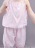 熊迪明女童夏装女宝宝夏天短袖衣服2洋气3岁女婴儿童装夏季套装韩版潮 粉红色 XT线条系带背心套装 80 cm【适合15-20斤】 实拍图