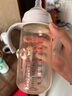 爱得利（evorie） 吸管奶瓶1-3岁 婴儿ppsu12个月以上300ml宽口径带手柄重力球  实拍图