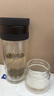 富光双层玻璃杯 泡茶杯茶水分离杯子 高硼硅玻璃水杯商务便携杯男女士 实拍图