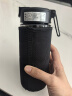 诺百纷4系魔力球磁弹泡茶杯tritan塑料便携户外健身防摔茶水分离杯  灰黑 T3511  550ml 实拍图