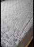 A类夹棉床笠罩单件2025新款床罩席梦思床垫套保护罩防尘床单床套 回形-高级灰【抗菌柔软透气】 180cmx220cm单床笠 实拍图