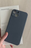 品胜 适用苹果13手机壳iphone13柔性液态保护套全包防摔13超薄软壳直边手机壳 薰衣草灰 实拍图