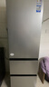 海尔（Haier）310升风冷无霜三开门多门家用小冰箱小型宿舍租房一级能效节能BCD-310WGHD3E7WV(银) 实拍图