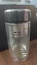 万象（WANXIANG）双层玻璃杯经典皮纹V20RL商务办公礼盒泡茶杯370ML大容量家用水杯 实拍图