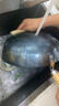 臻三环章丘铁锅炒锅手工锻打铁锅无涂层不易粘锅炒菜锅厨房好物一环轻音 古法烤蓝（适合2-4人） 32cm 实拍图