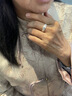 COISE老人戒指女妈妈999足银戒指开口对戒活口戒子生日礼物送妈妈 龙凤足银戒指 母亲节礼物 实拍图