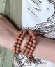 QMXD正宗桃木手串男士108颗佛珠手链女款盘玩念珠静心护身符木质把件 桃木手串【6*108颗】 实拍图