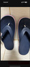 卡骆驰（CROCS）贝雅卡骆班运动拖鞋男鞋女鞋居家夹脚平底人字拖鞋|205393 深蓝/辣椒红-4CC 41 /42(260mm) 实拍图